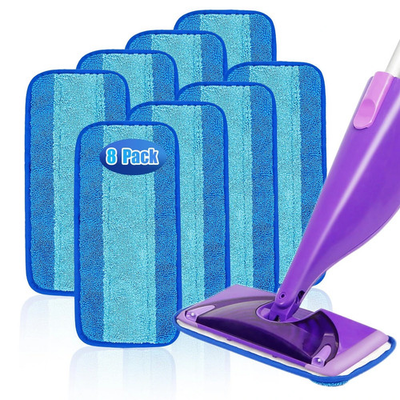 #ad #ad 8 Pack Reusable Mop Replacements Pads Compatible with Swiffer Wet Jet Mops Dry $16.29