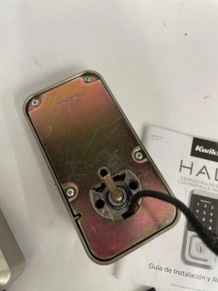 Kwikset Halo Wi-Fi Smart Lock, Keyless Entry Door Satin Nickel - Image 3 of 4