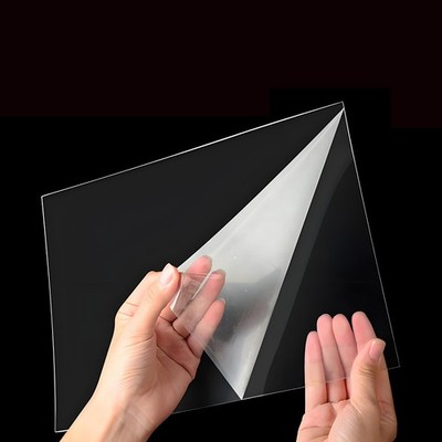 PVC Clear Plastic Sheet 0.2mm to 2.0mm  Thick Transparent Clear A5 A4 300*300mm