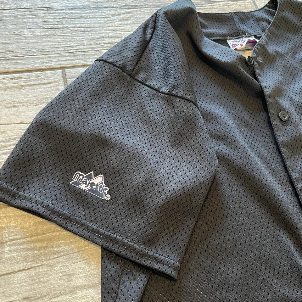 Majestuosa camiseta negra vintage de los Arizona Diamondbacks de la temporada inaugural 1998 talla L Foto 3 de 4