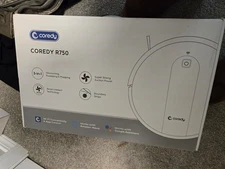 Coredy R750 3-in-1 Robotic Sweep Vacuum Mop Cleaner - Black