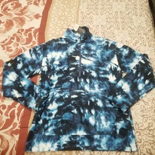 Xersion Polar Fleece Sweater Jacket Size -Medium Tall- MT - Blue - NWT