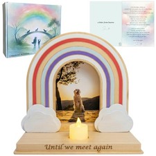 Dog Memorial Gifts for Loss of Dog   Rainbow Bridge Pet Memorial Picture F