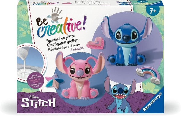 Ravensburger Creative Plaster Stitch Bastelset Kinder Gipsfiguren GießEn Bemalen-image