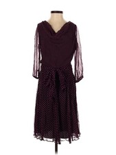 Halston Heritage Women Red Cocktail Dress 0