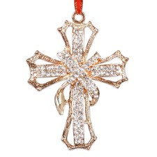 Cross Christmas Ornaments Religious Nativity Ornaments for Christmas Tree Dec