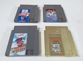 T-132 VINTAGE NINTENDO NES LOT LEGEND OF ZELDA RBI BASEBALL ICE HOCKEY MARIO 2