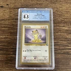 Meowth Gold Border Promo Fruit Roll Up 56/64 Pokemon Jungle Cgc 8.5