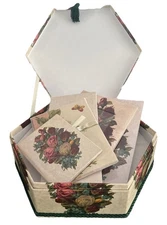 New Vintage LaVie Floral Stationary Box Set  Notes/envelopes/writing Pad +
