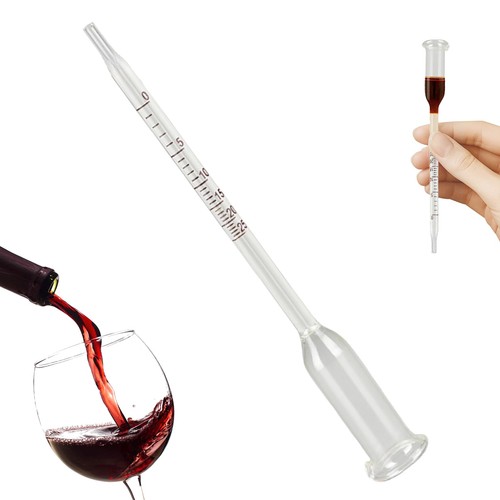 Alkoholmessgerät Alkoholmeter Robuste Bauweise Transparent Thermometer