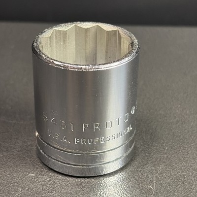 Proto Professional 31/32'' Shallow Socket 1/2'' Drive 12 Point 5431 USA