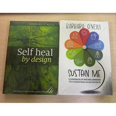 2 BÜCHER SET - SUSTAIN ME & SELF HEAL VON BARBARA O'NEIL ENGLISCH NUR NEU