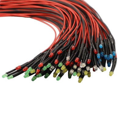 100 Stück Multicolor 12V LED Leuchtdioden für kreative Anwendungen