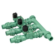 Orbit 3-Valve Inline Manifold Assembly Sprinkler Control PVC Poly Compatible