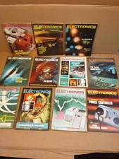 Vintage Practical Electronics Magazines 1971 x 11 Mid Century Retro