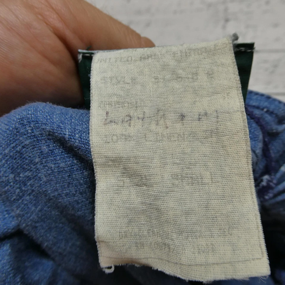 Harve Benard 短裤女式大号蓝色 Chambray 弹性腰围休闲拉 — 第 3/4 张图片