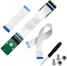 Mini PCI-E Express mSATA Extension Cable for Wireless Card mSATA SSD Green 