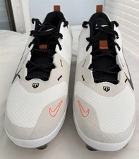 Nike Force Trout 9 Pro MCS Summit White Baseball Cleats  FZ8644-100 Men sz 13