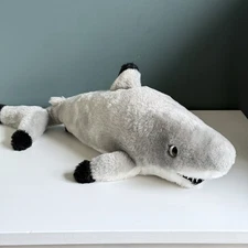 The Petting Zoo Blacktip Shark Plush Stuffed Animal Toy Lovey Realistic 12” T69