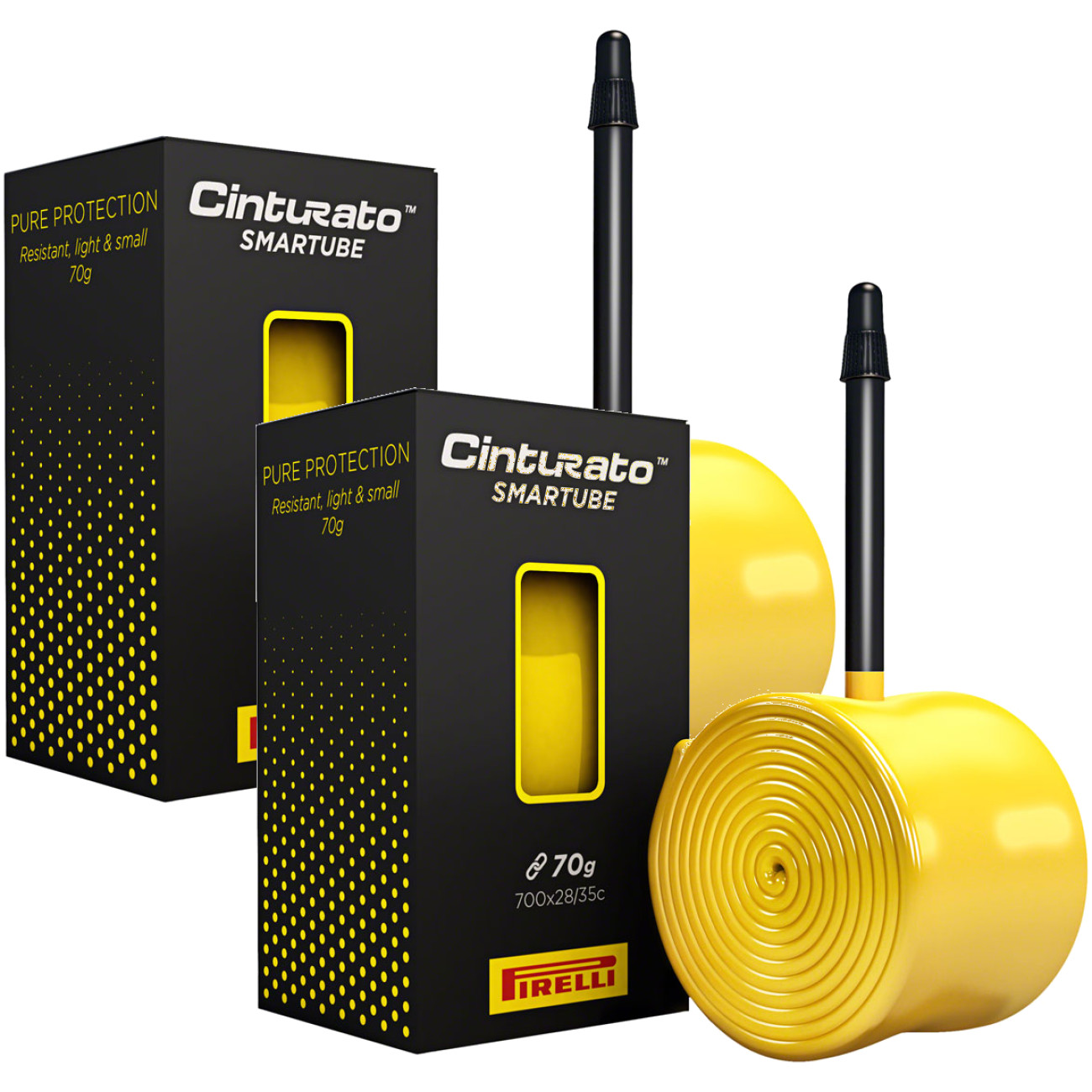 Комплект из 2 трубок Pirelli Cinturato SmarTube - 700 x 28-35 мм, клапан Presta 60 мм