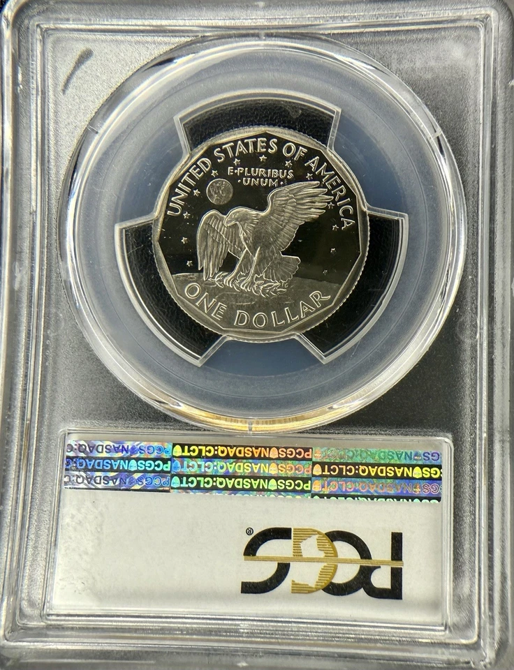 1980-S SBA $1 Coin – PR70DCAM by PCGS – Top Pop Perfection - Image 3 of 4