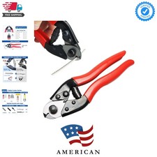 Cable Cutter Wire Cutter Heavy Duty Up to 1/8" 5/32" Stainless Steel Aircraft...