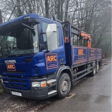 SCANIA P270 Grab Crane Dropside Lorry Flatbed Truck 26 Ton Euro Status 4