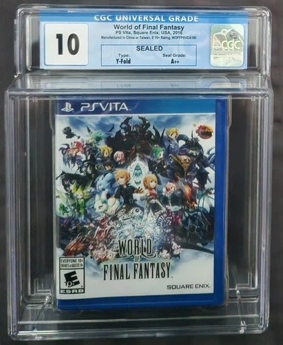 PS Vita World of Final Fantasy Sealed CGC GRADE 10
