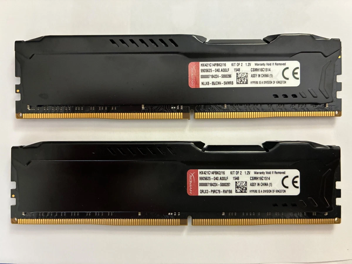 DDR4 SDRAM HyperX 8 GB Capacity per Module Memory (RAM) for sale