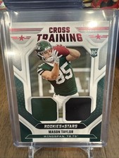 2025 rookies and stars football Mason Taylor #ct-mtr Cross Training Relic 