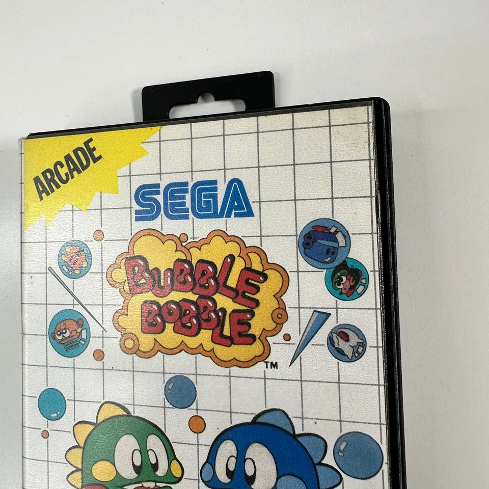 Bubble Bobble With Manual | Sega Master System SMS | Aus PAL Version | Arcade - Image 2 of 4
