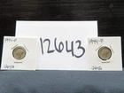 1942-P Mercury Silver Dime lot of 2 Ungraded 12643