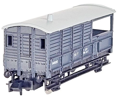 Graham Farish 3105 Brake Van BR grau Spur N 20 Tonnen Standard Railway Wagon OVP | Zustand: Used