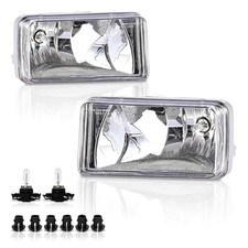 Fog Lights Lens Compatible with 2007 2008 2009 2010 2011 Clear 07-14 Silverado