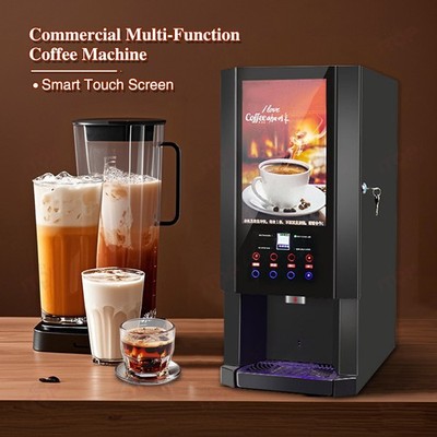 Commercial Instant Coffee Machine Adjustment Temper 3 Flavors Coffee Machine