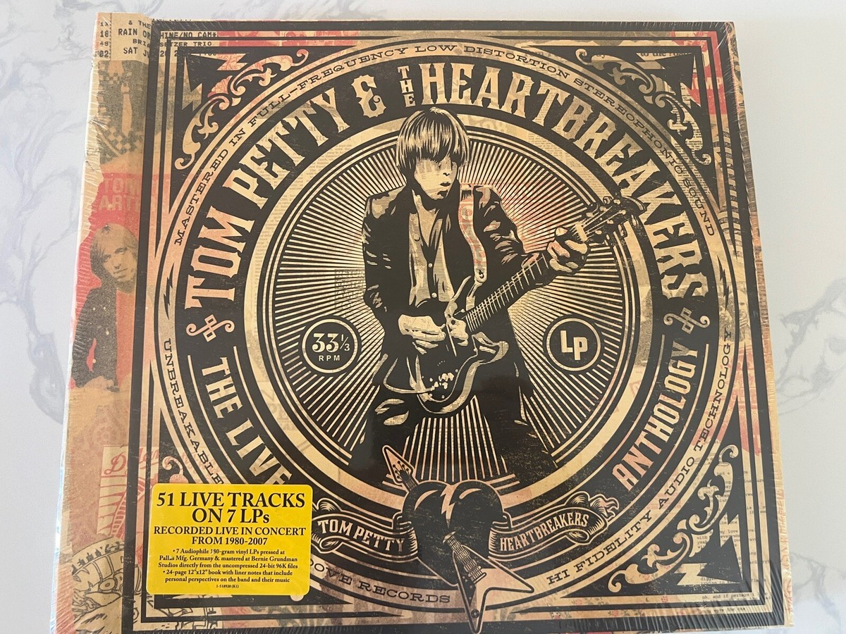 Tom Petty Live Anthology LP,DVD,BD box新品 TOM PETTY - The Live Anthology , 7-LP Vinyl Box Set, NEW