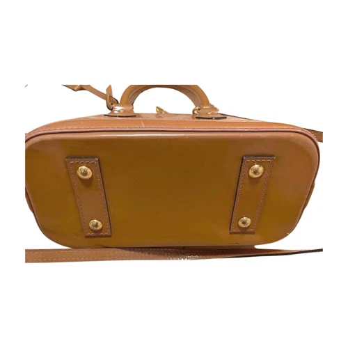 Louis Vuitton Vernis Alma BB Rose Velours M91585 Shoulder Bag Used - Picture 8 of 8