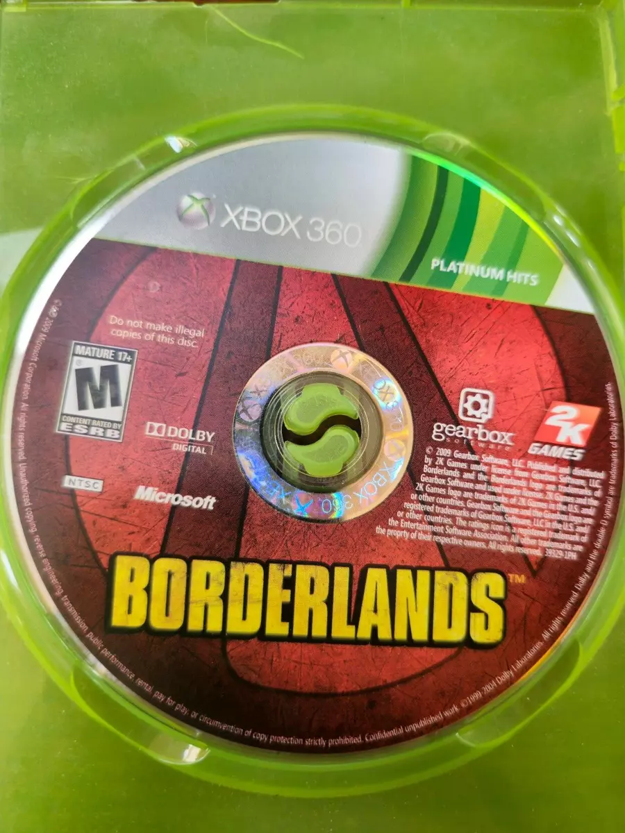 Buy the Borderlands- Xbox 360 Game Disc