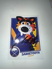 Sabretooth Buffalo Sabers Mascot team hockey card