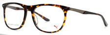 PUMA PU00950 002 Tortoise Unisex Oval Full Rim Eyeglasses 54-18-140 B:41 C