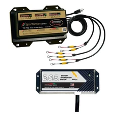 DUAL PRO SS3 3 BANK BATTERY CHARGER W/3 BANK B.O.S. MFG# SS3/BOS12V3