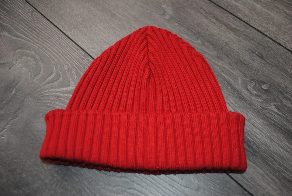 PAUL & SHARK YACHTING HOMBRE INVIERNO SOMBRERO GORRO AUTÉNTICO ORIGINAL COLOR ROJO OS Foto 4 de 4