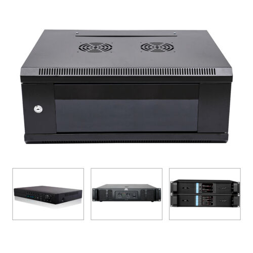 4U Server Cabinet Case Wall Mount Network Server Data Cabinet Enclosure Rack - Picture 23 of 23
