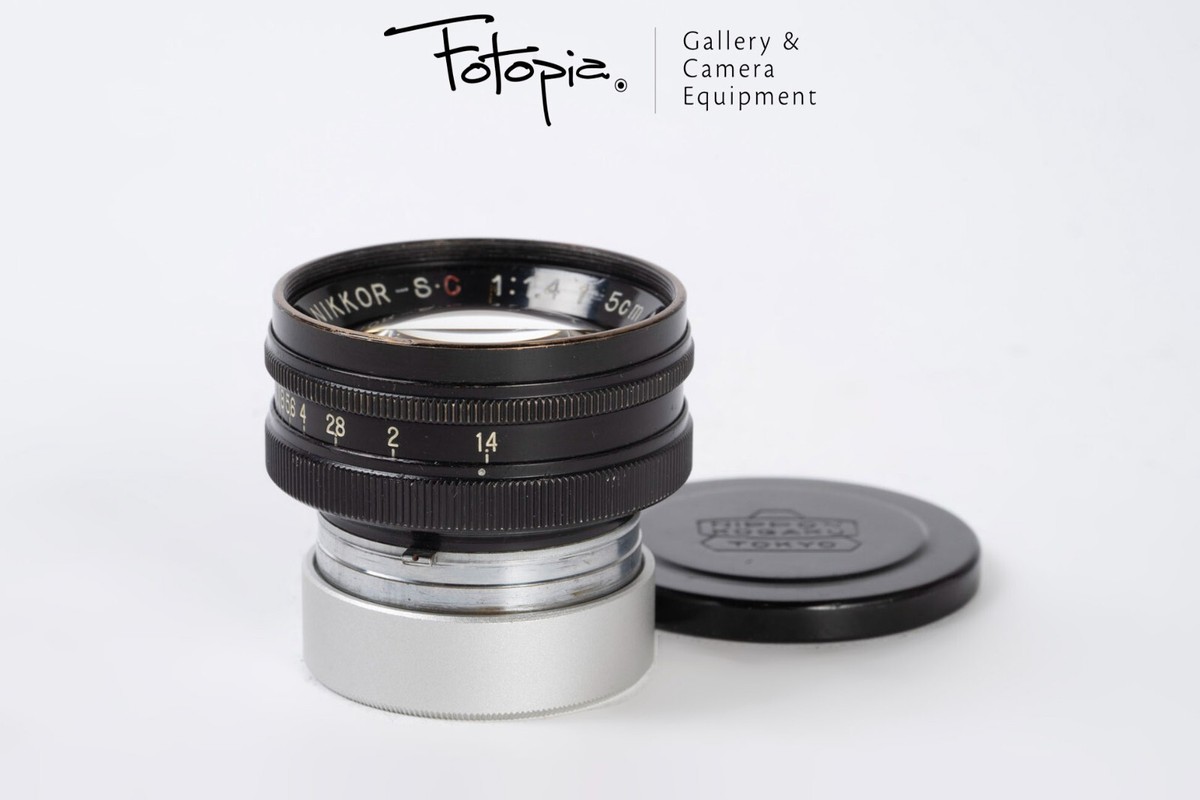 ニコン NIKKOR-S Nippon Kogaku 50mm 1.4 ブラック Nippon Kogaku Nikkor-S.C 50mm F1.4 - Black Paint / Nikon S Mount