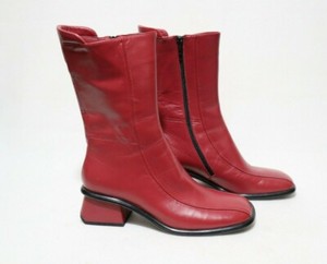 red calf boots