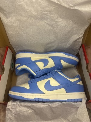 Men's Nike Dunk Low Retro Coconut Milk/University Blue