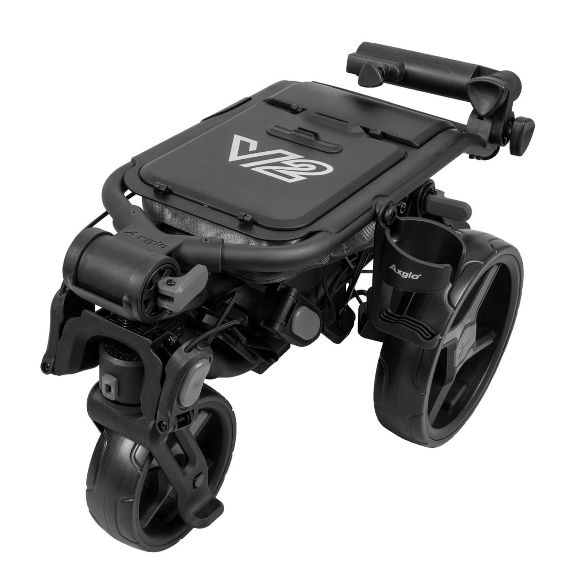 AXGLO TRI-360 V2 GOLF PUSH TROLLEY ALL COLOURS +FREE