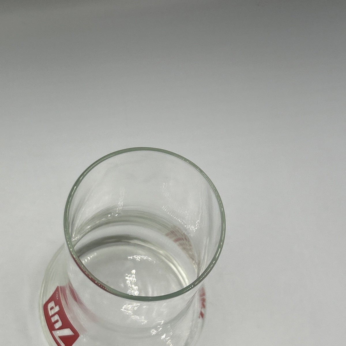 70s 7UP Upside Down Glass The UNCOLA Coca Cola 7-Up 1970s Vintage