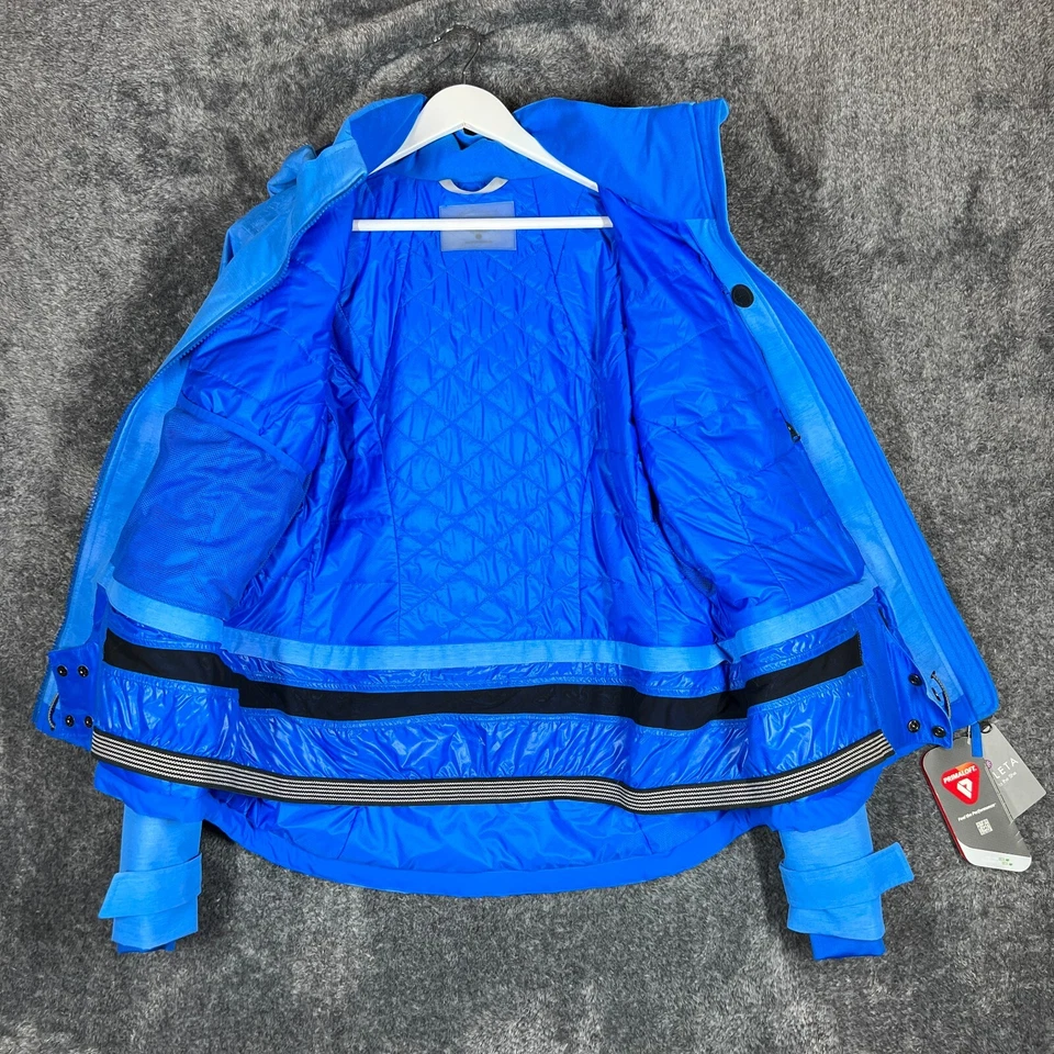Athleta Ski Jacket Womens 1X Blue Recco Winter Primaloft Heavy Duty Warm Comfort - Image 3 of 4