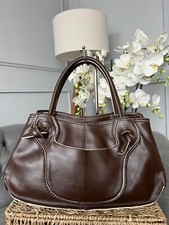 Borsa a tracolla NICOLI borsetta Made in Italy marrone 